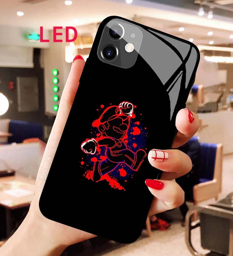 Brand new Super Mario Bros original luminous phone case