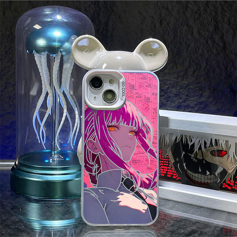 Anime Girl Cartoon Chainsaw demon phone case