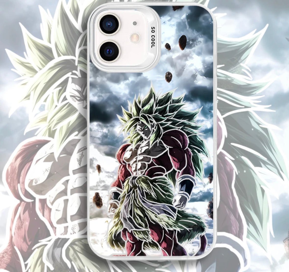 Super Saiyan Four Warrior Anime Character Printed Phone Case