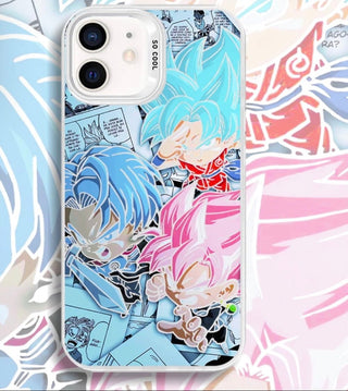 Dragon Ball Z Chibi Warriors Manga Panel Anime Phone Case