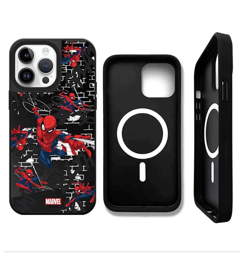 2024 Nuova custodia per telefono compatibile MagSafe originale dei supereroi Marvel